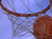 basketball in net