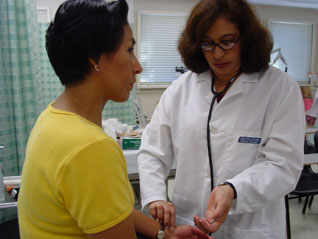 medical assisting students