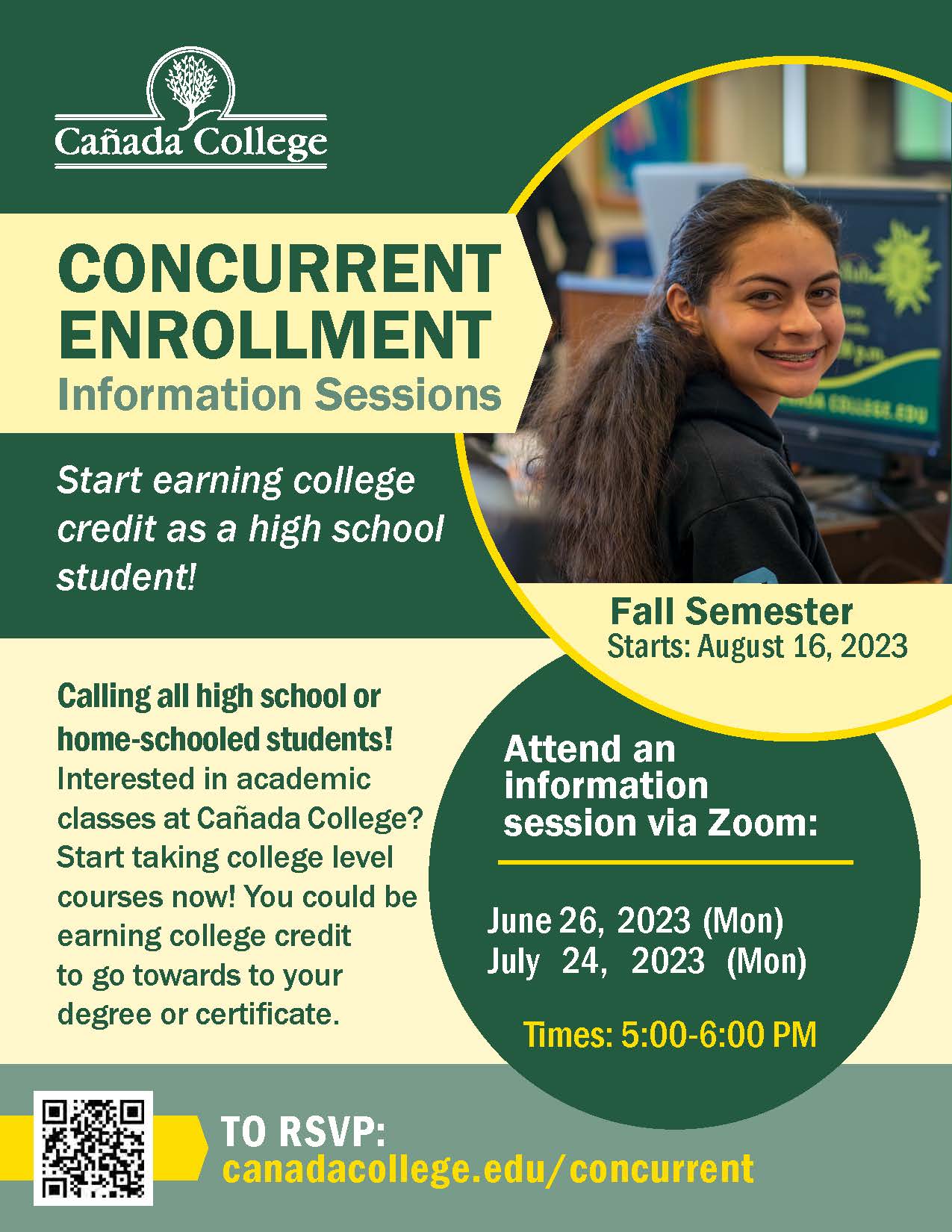 Overview | Concurrent Enrollment | Cañada College