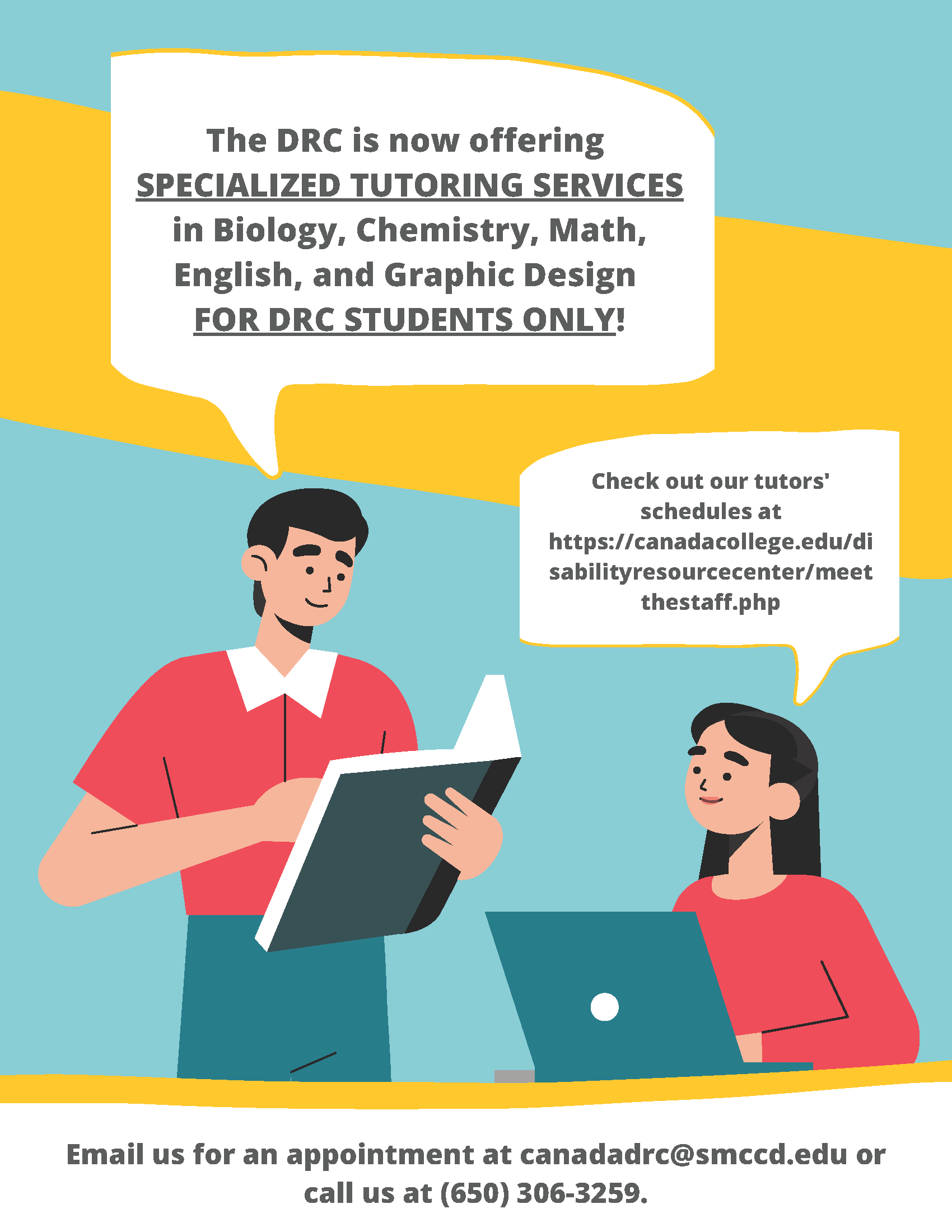 DRC Specialized Tutoring Flyer