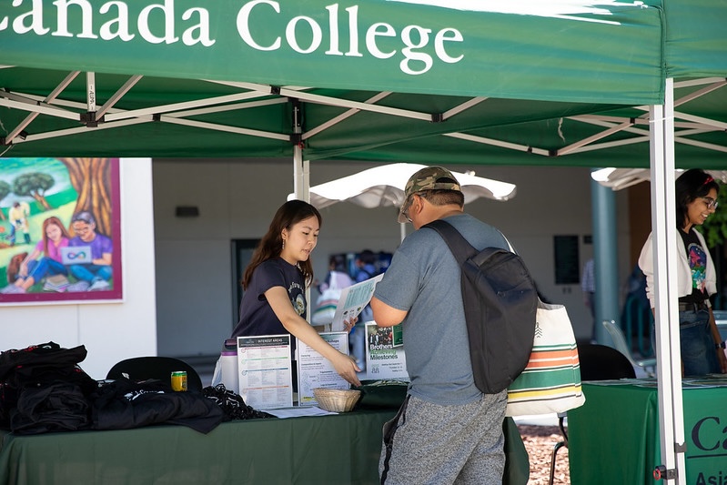 students asking information 