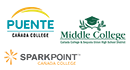 Spark Point, Middle College and Puente Lockup Logos
