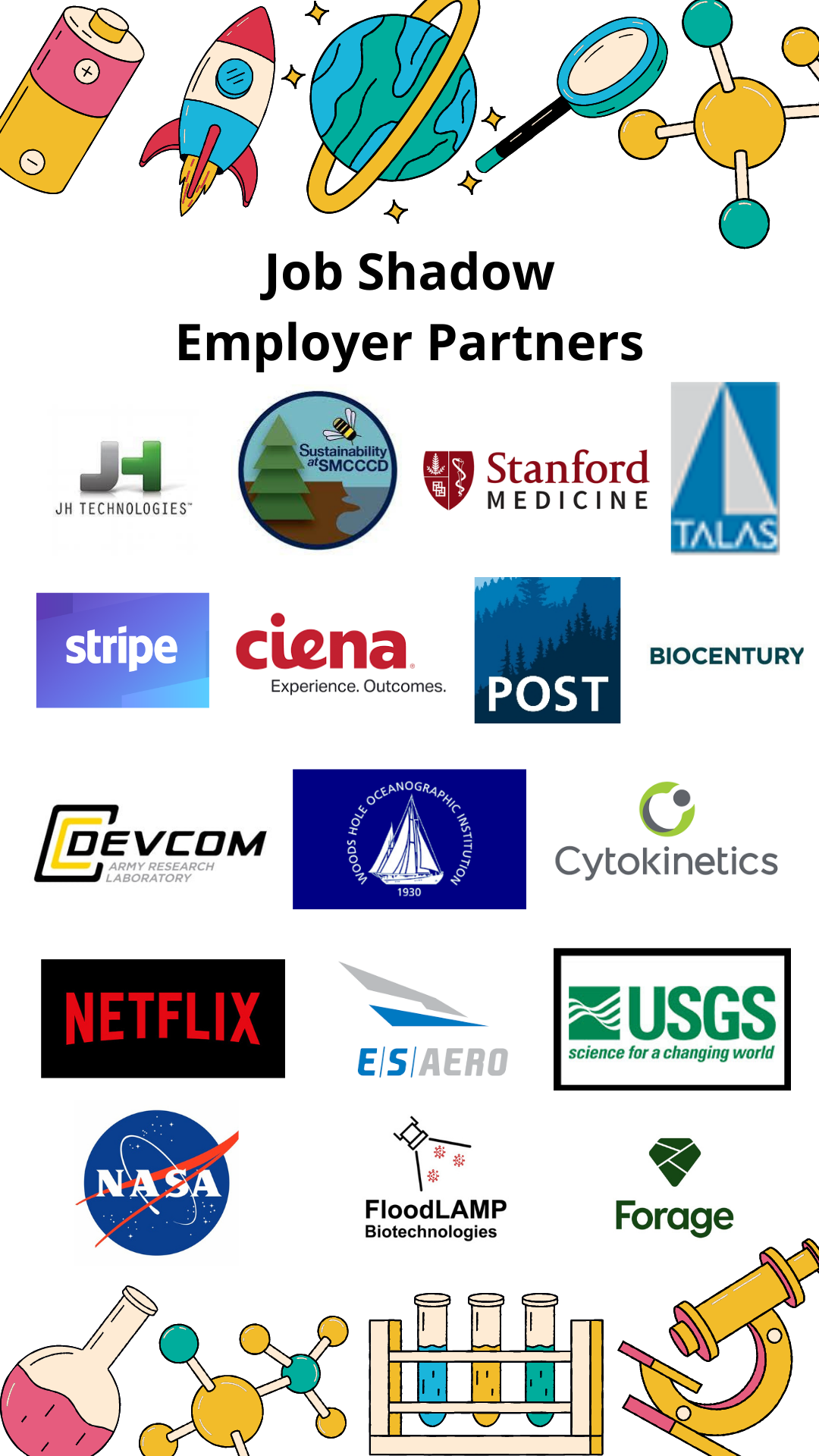 Job Shadow Employer Partners